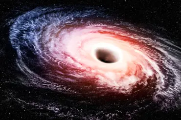 Co  je s hvězdou, když spadne do černé díry. Podívejte, jak se roztrhá na kusy