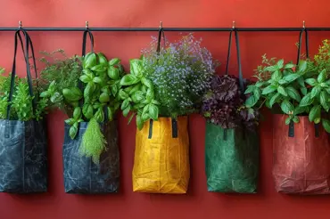 Pěstování bylinek v nákupní tašce: Tymiánu či rozmarýnu se v tomto prostředí vysloveně daří