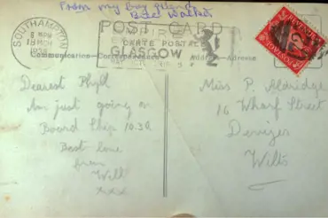 Snoubenec se ztratil ve válce. Po 77 letech si přečetla jeho dopis nalezený na dně moře a plakala