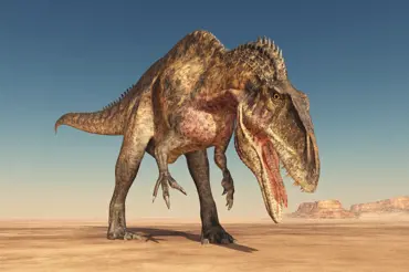 Sucho odkrylo stopy obřího pravěkého predátora. Byl stejně smrtící jako T-rex
