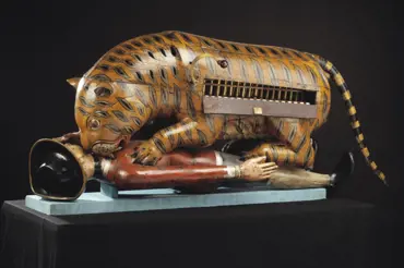 Maisúrský tygr: Toto je krutá hračka šíleného sultána. Podívejte se na ni a odhadněte, jak funguje