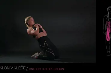 Záklon vkleče / kneeling leg extension