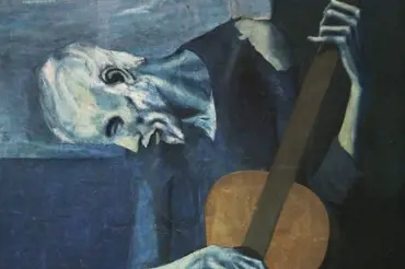 Dobře si prohlédněte krk kytaristy na tomto slavném Picassově obrazu? Rentgen odhalil tajemství