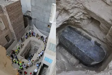 Vědci našli v Egyptě záhadný černý sarkofág. Když ho otevřeli, polila je hrůza. Nedokázali u něj ani stát