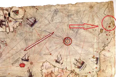 Prohlédněte si tuto na mapu z roku 1513. Něco na ní hrozně nesedí, vědci tápou. Poznáte, co zobrazuje?