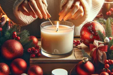 Nekupujte! Vyrobte si vánoční přírodní svíčku. Návod krok za krokem, který zvládne každý