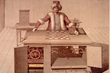 Turek, šachový automat 18. století. Ohromil Marii Terezii a porazil Napoleona