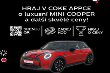 Zapojte se do soutěže a vyhrajte se značkou Coca-Cola elektrický MINI Cooper