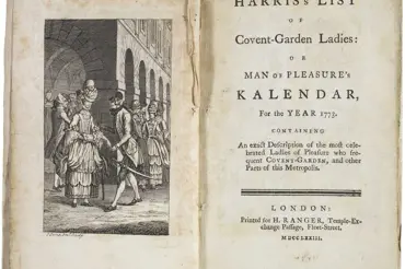 Harrisův pozoruhodný seznam žen: Byl průvodce londýnskými prostitutkami 18. století nemorální?