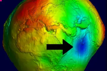 Vědci detekovali v Indickém oceánu obří gravitační anomálii ve tvaru brambory. Zatím netuší, co to je