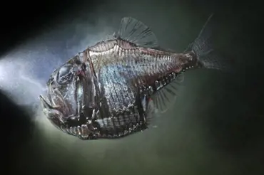Vědci natočili v oceánu téměř neviditelnou bizarní rybu s lidsky strašidelným obličejem. Podívejte