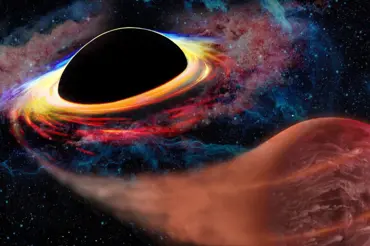 Dvě obří černé díry se řítí na sebe. Srážka bude tak velká, že bude vidět ze Země a posune čas