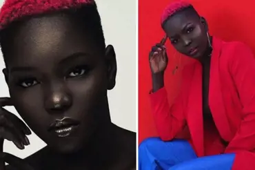 Královna temnoty Nyakim Gatwech: "Jiná" modelka bojující proti rasové nenávisti