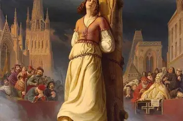 Ponižující poprava Jany z Arku: Zatímco naříkala, lid sledoval její hořící klín