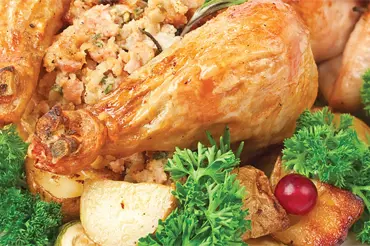 Kuře a nádivka ve velikonočních receptech