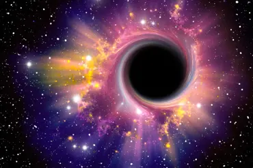 Podívejte na hrůzné snímky z Hubbleova teleskopu: Černá díra vcucla hvězdu a trhá ji na špagety