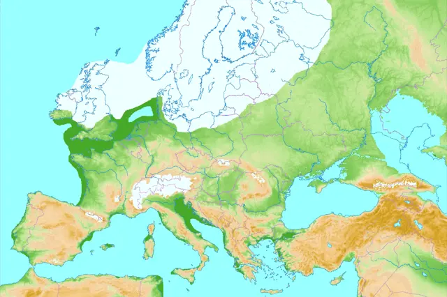 Jak vypadala Evropa v době ledové: Podívejte na úžasnou animací ukazující proměnu mapy před 10 000 lety