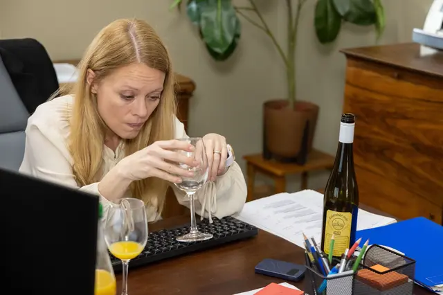Blanka to nezvládla a alkohol jí úplně ovládl.