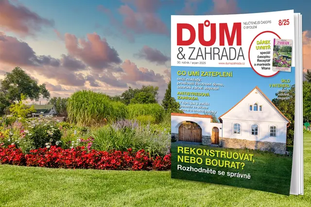 Nové vydání Dům&Zahrada 8/2025 s letními tématy a soutěží