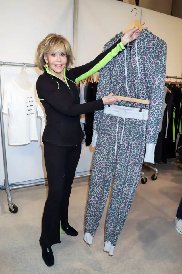 Jane Fonda navrhla kolekci sportovního oblečení.