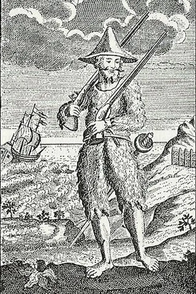 Robinson Crusoe se v mnohém podobal Selkirkovi.