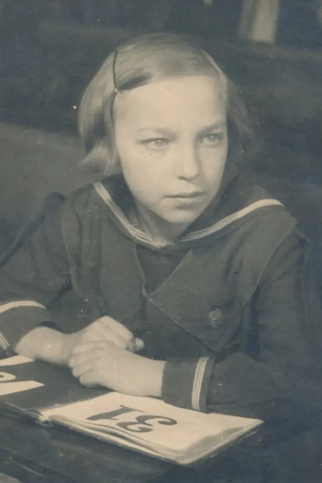 V páté třídě základní školy, 1938