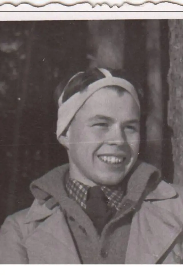 Jiří Navrátil na táboře Hochů od Bobří řeky v roce 1941