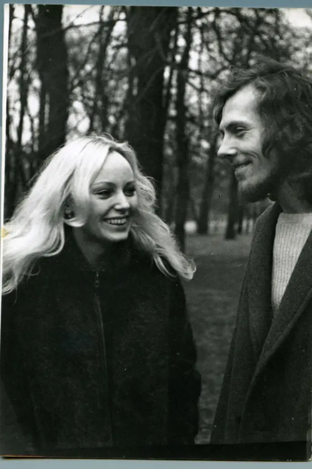 Kamil Černý s manželkou (1974)
