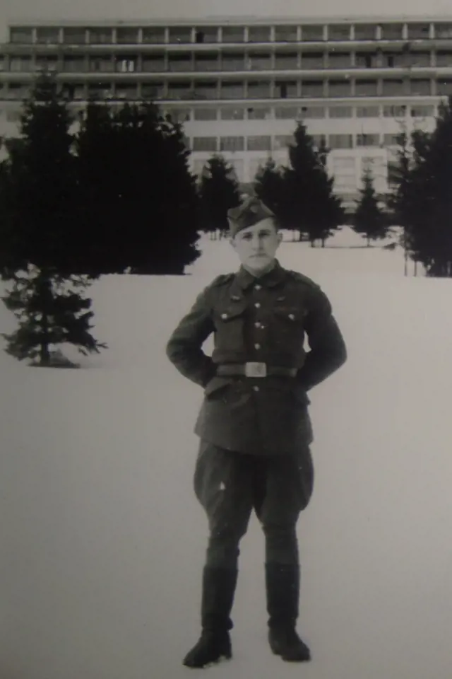 Michal Demjan v lednu roku 1945