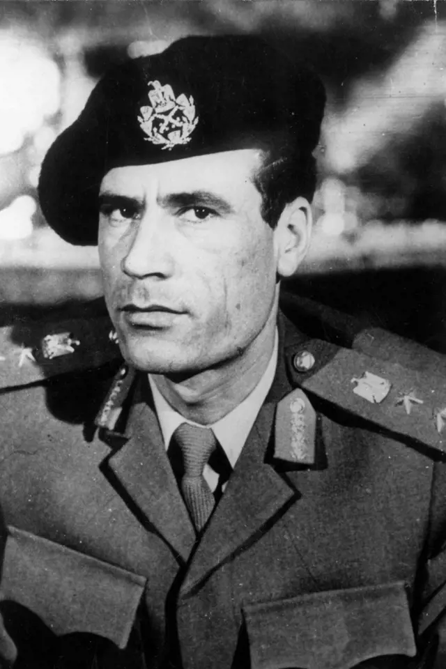 Muammar Kaddáfí v roce 1972