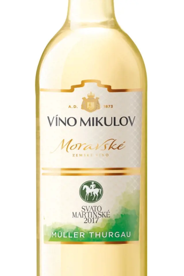 Víno Mikulov, Svatomartinské 2017, Müller Thurgau