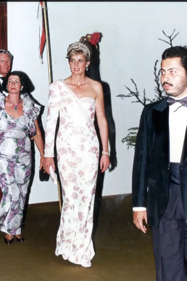 Princezna Diana se v roce 1991 zúčastnila banketu brazilského prezidenta Collora.