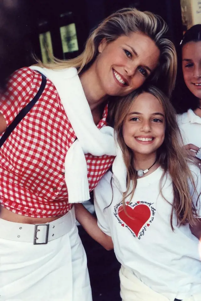 Chtistine s dcerou v roce 1994.