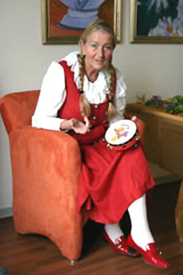 Karin Magnussen v pečovatelském domě pro seniory Helene Donner, Pinneberg