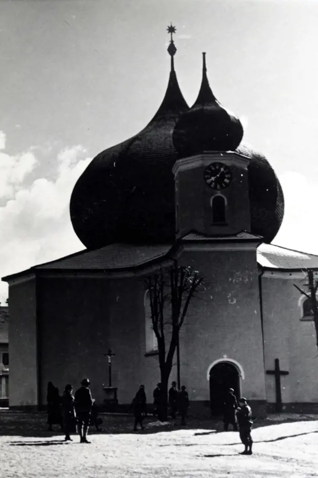 Kostel v Železné Rudě před 2. světovou válkou