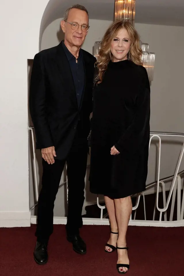 Tom Hanks s manželkou Ritou. 