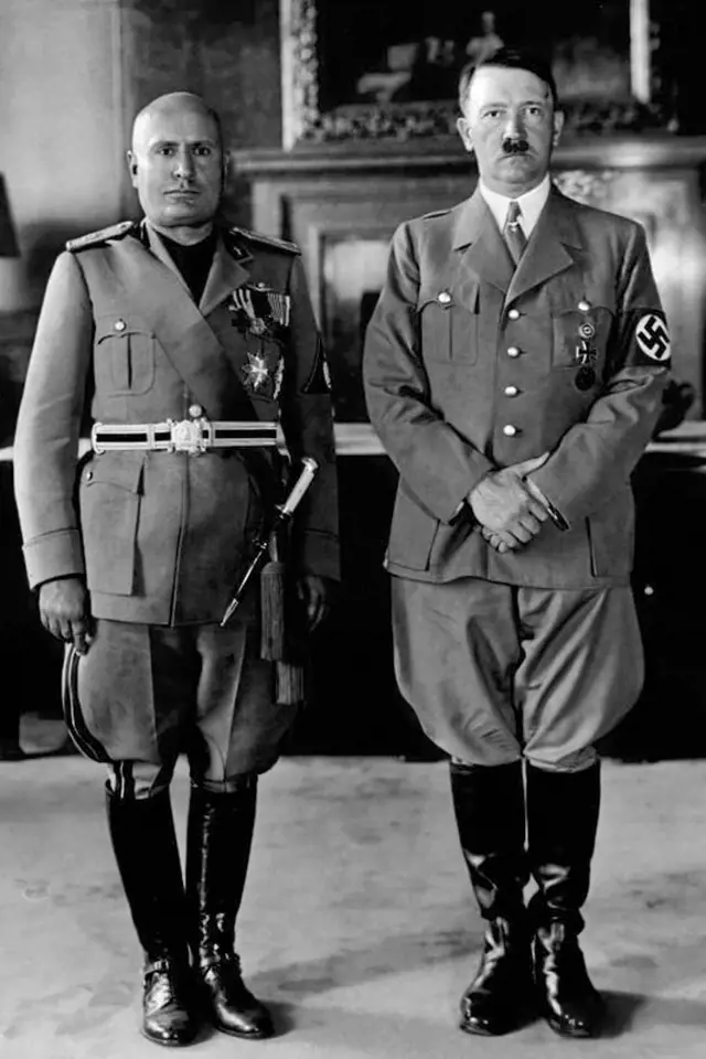 Benito Mussolini a Adolf Hitler