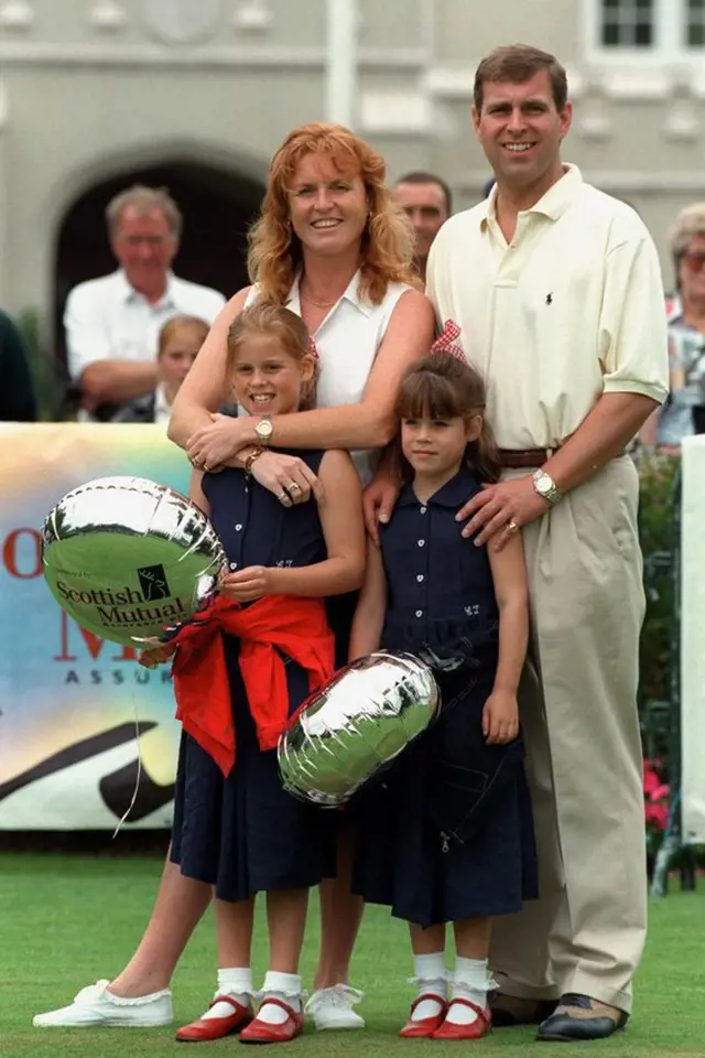 Princ Andrew s rodinou