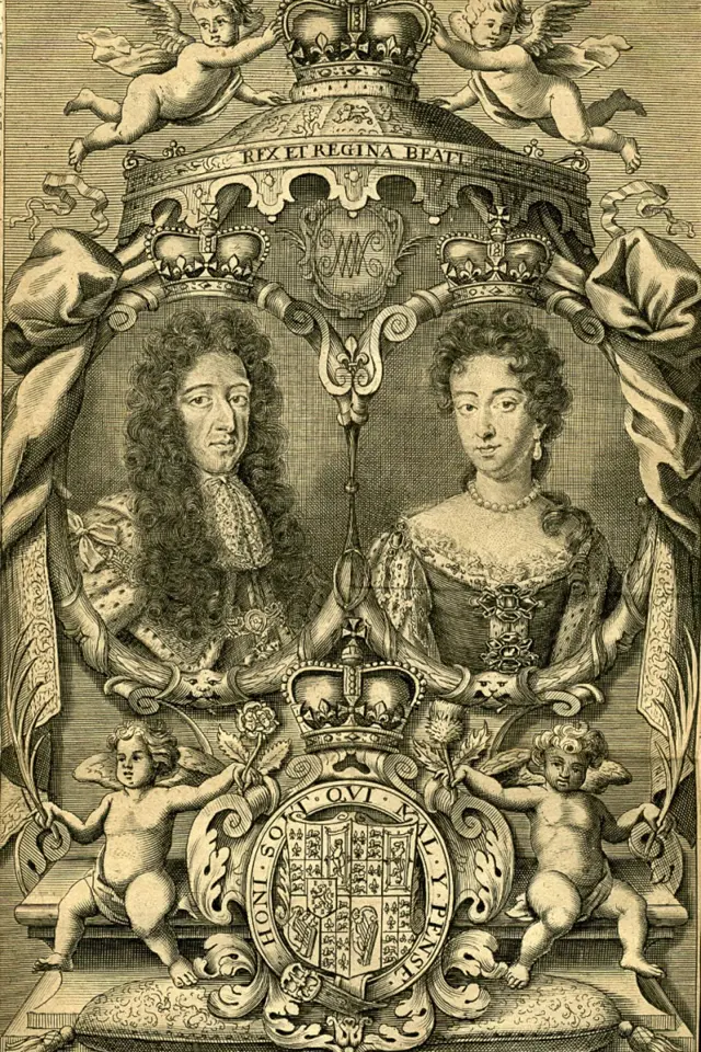Vilém III. Oranžský a Marie Stuartovna