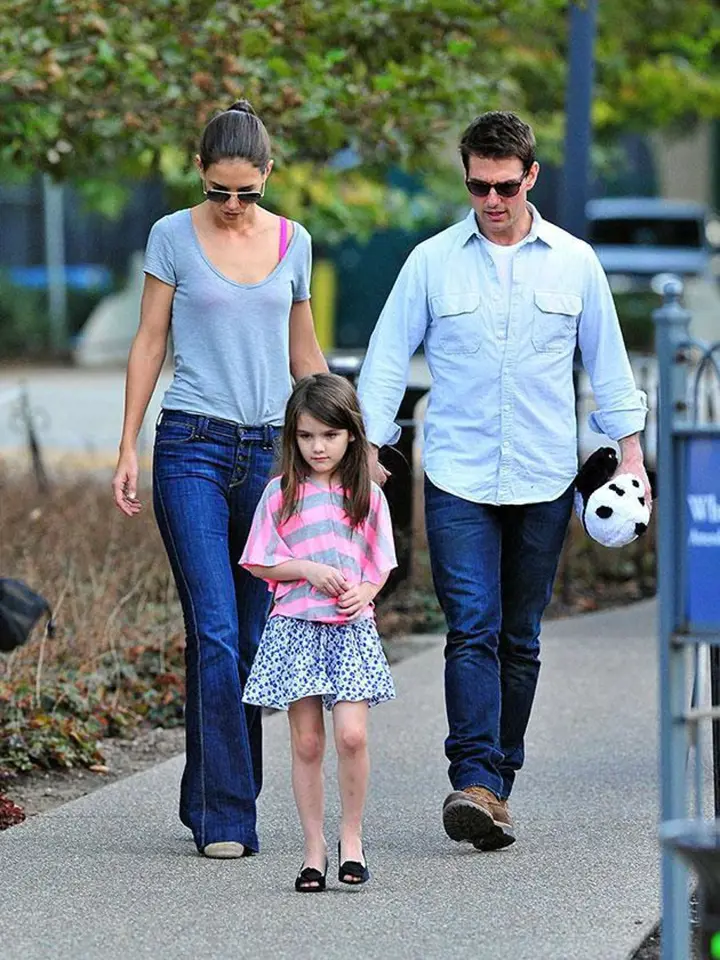 Tom Cruise, Katie Holmes a jejich dcera Suri