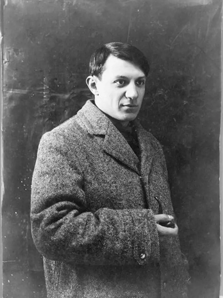 Portrét Pabla Picassa, rok 1908. Picasso měl zde 27 let.