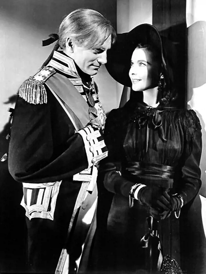 S Laurencem Olivierem, svou životní láskou, ve filmu Lady Hamiltonová (1941)