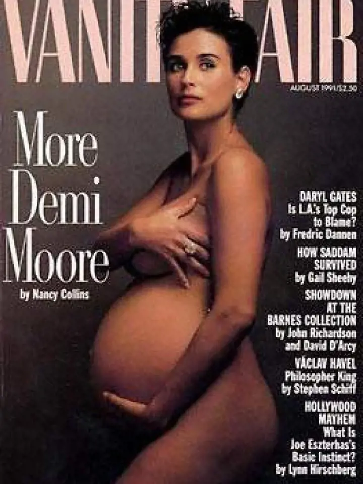 Demi Moore a její legendární titulní strana.
