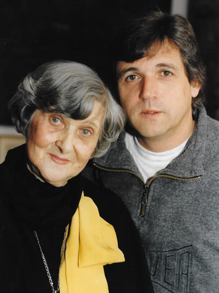 Karel Zich s maminkou