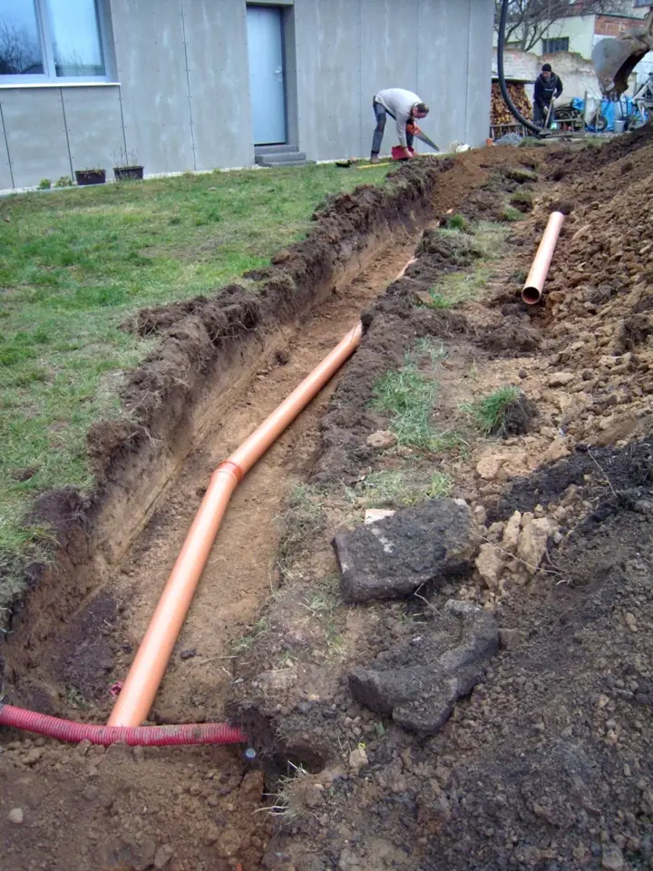 Instalace podzemní nádrže na dešťovou vodu