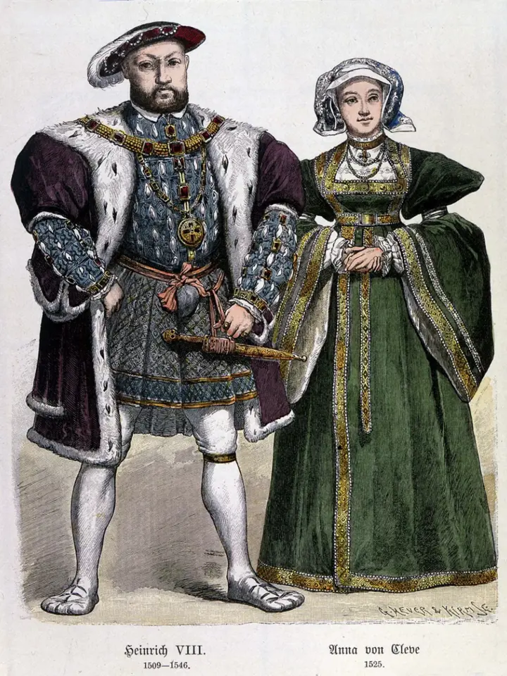 Anna Klevská a Jindřich VIII.