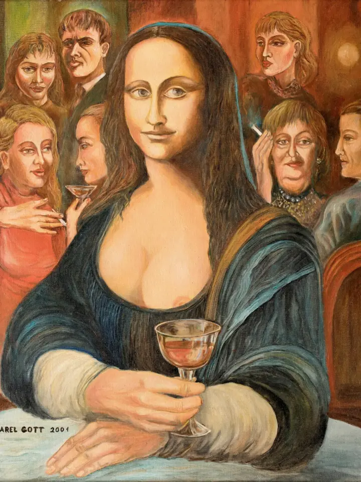 Obraz od Karla Gotta Mona Lisa.