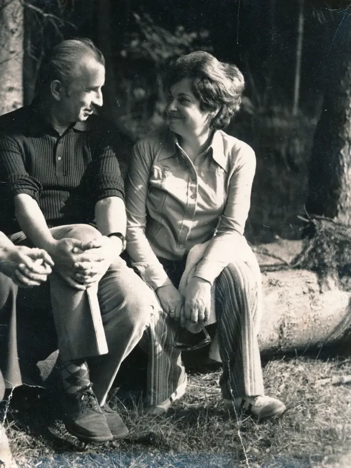 S manželem v Jevanech, 1965