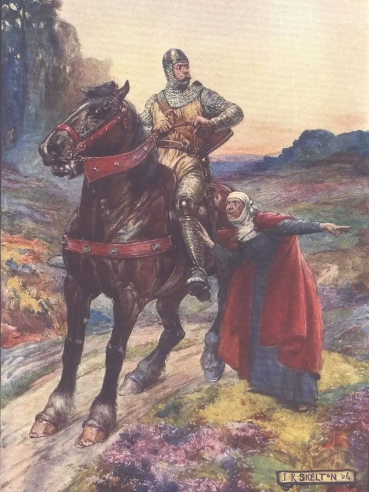 William Wallace v dětské knížce z roku 1906