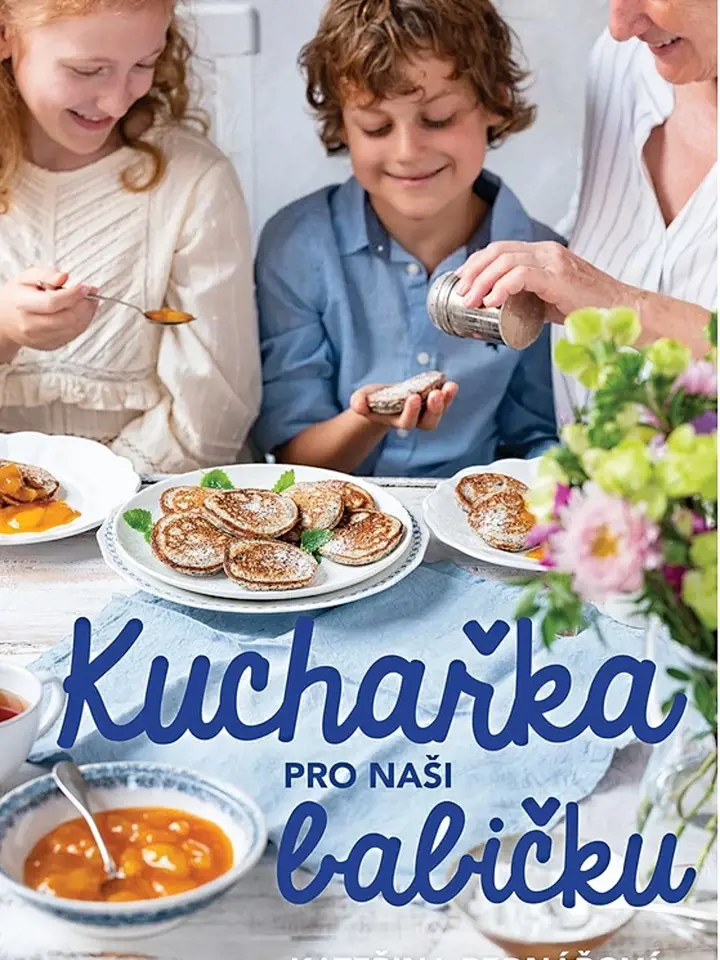 Kuchařku napsala Kateřina Bednářová a chtěla přimět obě generace ke zkoušení nových chutí. Byl to moc dobrý nápad.